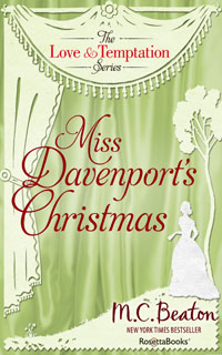 Cover of Miss Davenport's Christmas by Marion Chesney