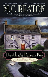 Cover of Death of a Poison Pen by M.C. Beaton