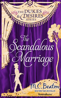 Cover of The Scandalous Marriage by Marion Chesney