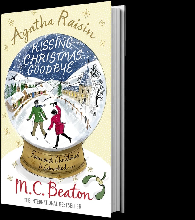 Cover of Agatha Raisin and Kissing Christmas Goodbye