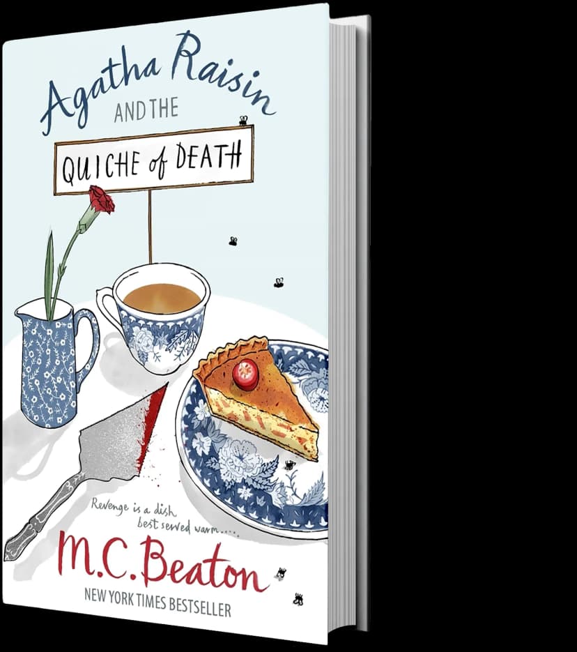 Cover of Agatha Raisin and the Quiche of Death