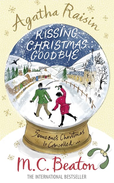 Cover of Agatha Raisin and Kissing Christmas Goodbye