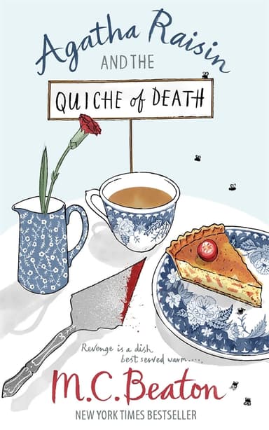 Cover of Agatha Raisin and the Quiche of Death